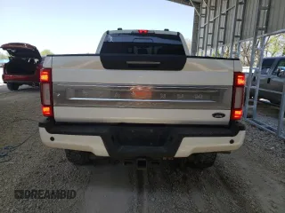 2020 Ford F-350 XL with VIN 1FT8W3BT5LEE56769, listed as a Copart auction lot 53104495 with 134,810 mi miles and Salvage title. Bid and sale history available at DreamBid. Image 6.