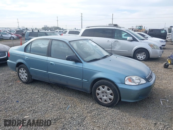 2000 Honda Civic VP z VIN 2HGEJ6618YH521482, wystawiony jako IAAI lot #41940776 z przebiegiem 77 745 mil mil oraz . Historia ofert i sprzedaży dostępna na DreamBid. Obrazek 1.