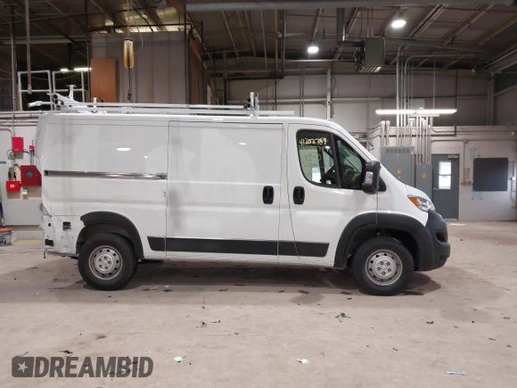 2023 Ram ProMaster Cargo with VIN 3C6LRVAG5PE571164, listed as a IAAI auction lot 41202787 with 5,503 mi miles and . Bid and sale history available at DreamBid. Image 14.