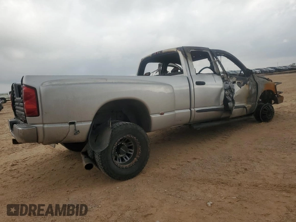 2007 Dodge 3500 SLT with VIN 3D7MX48A27G823140, listed as a Copart auction lot 69663464 with Not provided miles and Non repairable. Bid and sale history available at DreamBid. Image 3.