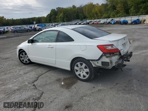 2009 Honda Civic Cpe LX with VIN 2HGFG12649H516658, listed as a Copart auction lot 72161734 with 163,953 mi miles and Salvage Title. Bid and sale history available at carsss.com. Image 2.