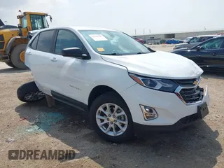 2020 Chevrolet Equinox LS with VIN 3GNAXHEV2LS704031, listed as a IAAI auction lot 41919389 with 51,003 mi miles. Bid and sale history available at carsss.com. Image 1.