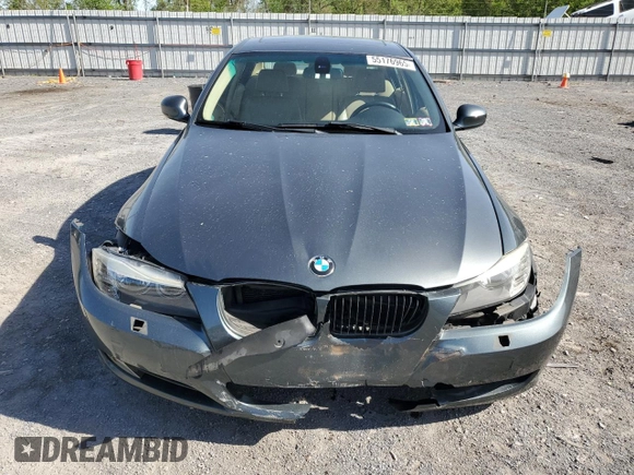 2011 BMW 3 Series 328i xDrive with VIN WBAPK5C56BA657263, listed as a Copart auction lot 55176965 with Not Provided miles and Salvage Title. Bid and sale history available at DreamBid. Image 5.