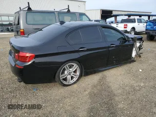 2015 BMW 5 Series 550i with VIN WBAKN9C5XFD961497, listed as a Copart auction lot 79321104 with Not provided miles and Salvage title. Bid and sale history available at DreamBid. Image 3.