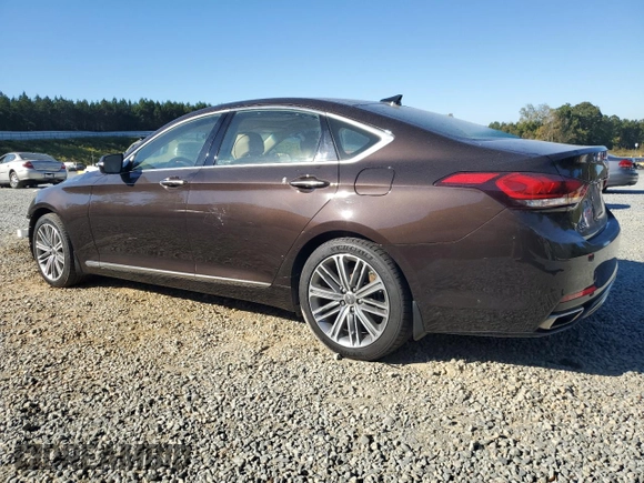 2019 Genesis G80 3.8L with VIN KMHGN4JE6KU288907, listed as a Copart auction lot 76422094 with 60,735 mi miles and Salvage Title. Bid and sale history available at carsss.com. Image 2.