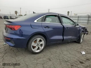 2024 Audi A3 Premium with VIN WAUAUDGY0RA077810, listed as a Copart auction lot 53355345 with 5,737 mi miles and Salvage Title. Bid and sale history available at carsss.com. Image 3.
