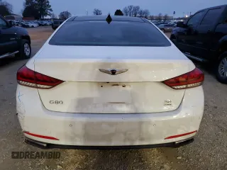 2017 Genesis G80 3.8L z VIN KMHGN4JE0HU171834, wystawiony jako Copart lot #47764005 z przebiegiem 86 389 mil mil oraz Szkoda całkowita • Salvage title. Historia ofert i sprzedaży dostępna na DreamBid. Obrazek 6.