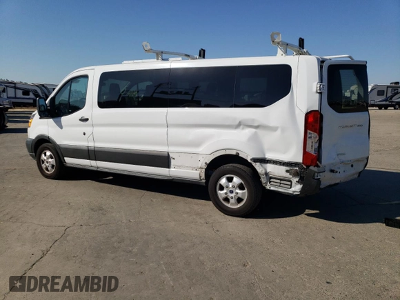 2018 Ford Transit Passenger XL with VIN 1FBZX2YG9JKA72955, listed as a Copart auction lot 59350194 with 151,401 mi miles and Salvage title. Bid and sale history available at DreamBid. Image 2.