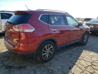 2015 Nissan Rogue SL with VIN 5N1AT2MT0FC832274, listed as a Copart auction lot 47627635 with 0 mi miles and Salvage Title. Bid and sale history available at carsss.com. Image 3.