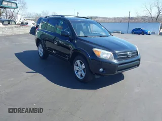 2007 Toyota RAV4 Sport with VIN JTMBD32V776040073, listed as a IAAI auction lot 41756430 with 141,354 mi miles. Bid and sale history available at carsss.com. Image 1.