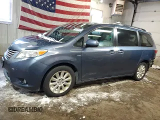 2016 Toyota Sienna Ltd with VIN 5TDDK3DC0GS142468, listed as a Copart auction lot 44816915 with 117,939 mi miles and Salvage Title. Bid and sale history available at carsss.com. Image 1.