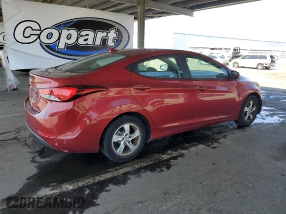 2014 Hyundai Elantra SE with VIN 5NPDH4AE5EH531524, listed as a Copart auction lot 60934715 with 123,607 mi miles and Clean title. Bid and sale history available at DreamBid. Image 3.