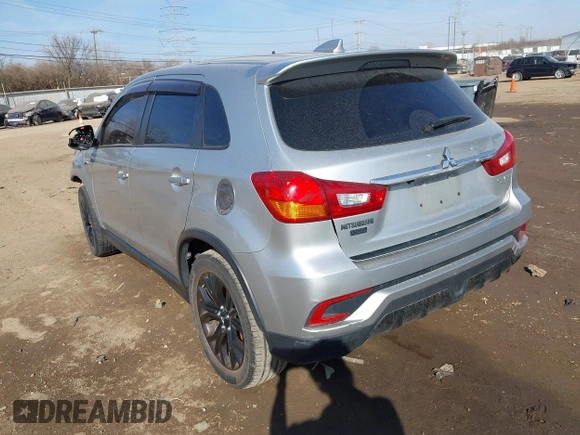 2019 Mitsubishi Outlander Sport ES 2.0 with VIN JA4AP3AUXKU015629, listed as a IAAI auction lot 41805253 with 102,754 mi miles. Bid and sale history available at carsss.com. Image 3.
