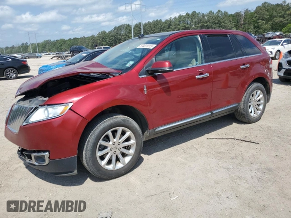2014 Lincoln MKX with VIN 2LMDJ6JK4EBL11633, listed as a Copart auction lot 53401015 with 155,006 mi miles and Salvage Title. Bid and sale history available at carsss.com. Image 1.