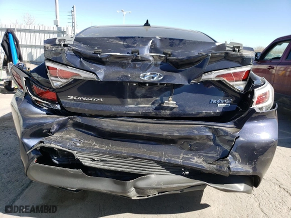 2017 Hyundai Sonata Hybrid Limited with VIN KMHE34L36HA072509, listed as a Copart auction lot 47379935 with 33,789 mi miles and Salvage Title. Bid and sale history available at carsss.com. Image 6.