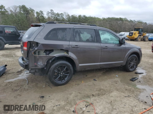 2019 Dodge Journey SE with VIN 3C4PDCBG6KT869075, listed as a Copart auction lot 47589345 with 64,482 mi miles and Salvage Title. Bid and sale history available at DreamBid. Image 3.