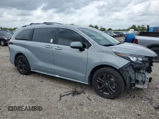 2024 Toyota Sienna LE с VIN 5TDCSKFC8RS119784, выставлен на аукционе Copart как лот 54167305 с пробегом 16 715 миль миль и Списание • Salvage title. История ставок и продаж доступна на DreamBid. Изображение 4.