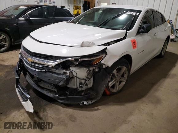2022 Chevrolet Malibu LS with VIN 1G1ZB5ST0NF170846, listed as a Copart auction lot 54180475 with 92,787 mi miles and Clean Title. Bid and sale history available at DreamBid. Image 1.