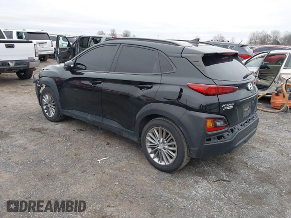 2020 Hyundai Kona SEL Plus with VIN KM8K62AA4LU428995, listed as a IAAI auction lot 41475674 with 132,304 mi miles. Bid and sale history available at carsss.com. Image 3.