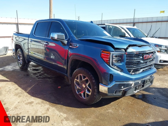 2024 GMC Sierra 1500 SLT with VIN 3GTPHDEDXRG299077, listed as a IAAI auction lot 41415109 with 16,141 mi miles and . Bid and sale history available at DreamBid. Image 1.