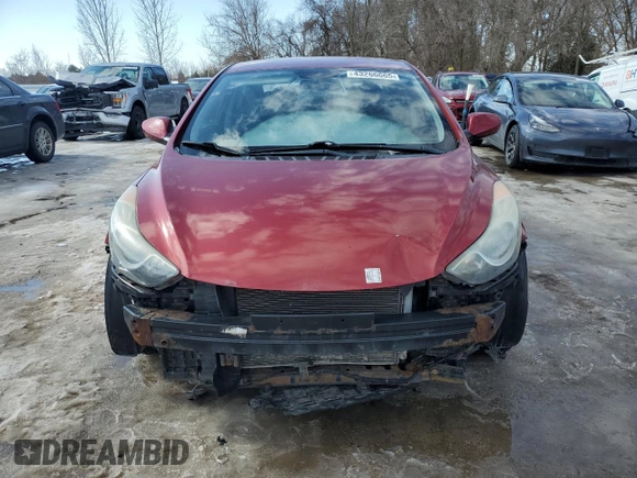 2011 Hyundai Elantra GLS with VIN 5NPDH4AE1BH040816, listed as a Copart auction lot 43266665 with 246,587 mi miles and Salvage Title. Bid and sale history available at carsss.com. Image 5.