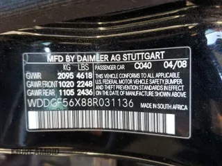 2008 Mercedes-Benz C 350 Sport z VIN WDDGF56X88R031136, wystawiony jako Copart lot #51961865 z przebiegiem 143 661 mil mil oraz Szkoda całkowita • Salvage title. Historia ofert i sprzedaży dostępna na DreamBid. Obrazek 13.