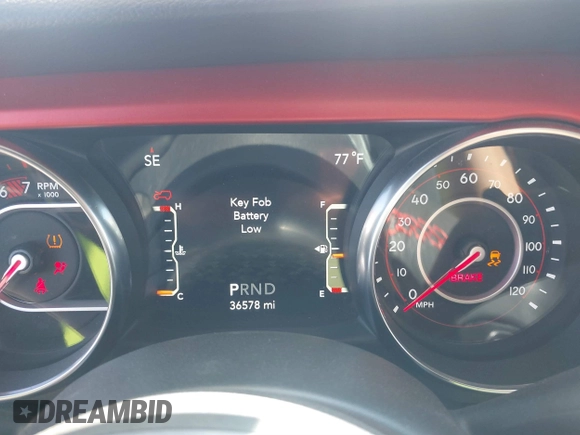 2022 Jeep Wrangler Unlimited Rubicon с VIN 1C4HJXFN5NW129979, выставлен на аукционе IAAI как лот 41725512 с пробегом 36 578 миль миль и . История ставок и продаж доступна на DreamBid. Изображение 15.