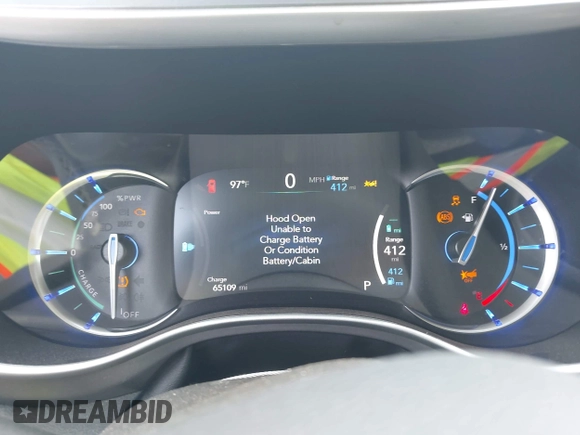 2023 Chrysler Pacifica Hybrid Touring L with VIN 2C4RC1L70PR622000, listed as a IAAI auction lot 42711826 with 65,109 mi miles and . Bid and sale history available at DreamBid. Image 7.