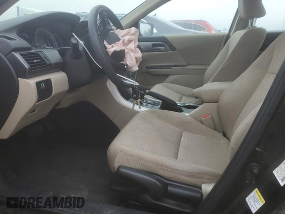 2014 Honda Accord LX z VIN 1HGCR2F35EA104468, wystawiony jako Copart lot #54717575 z przebiegiem 119 820 mil mil oraz Szkoda całkowita • Salvage title. Historia ofert i sprzedaży dostępna na DreamBid. Obrazek 7.