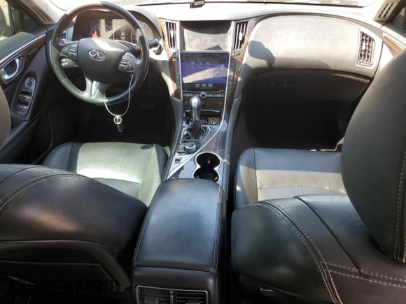 2015 Infiniti Q50 Premium with VIN JN1BV7AR1FM400234, listed as a Copart auction lot 56018895 with 96,695 mi miles and Clean Title. Bid and sale history available at DreamBid. Image 8.