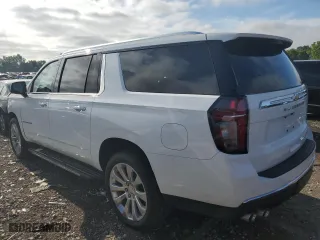 2024 Chevrolet Suburban Premier with VIN 1GNSKFKD2RR107802, listed as a Copart auction lot 61141004 with 12,360 mi miles and Salvage Title. Bid and sale history available at carsss.com. Image 2.