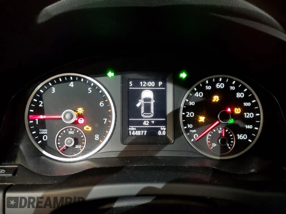 2012 Volkswagen Tiguan SE z VIN WVGBV7AX3CW079482, wystawiony jako Copart lot #47383095 z przebiegiem 144 877 mil mil oraz Szkoda całkowita • Salvage title. Historia ofert i sprzedaży dostępna na DreamBid. Obrazek 9.
