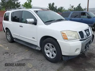 2005 Nissan Armada LE z VIN 5N1AA08A05N735064, wystawiony jako IAAI lot #42153332 z przebiegiem 264 882 mil mil oraz . Historia ofert i sprzedaży dostępna na DreamBid. Obrazek 1.