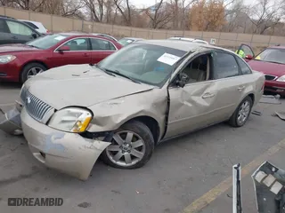 2005 Mercury Montego Luxury with VIN 1MEFM40185G611793, listed as a IAAI auction lot 41125667 with 1 mi miles. Bid and sale history available at carsss.com. Image 17.