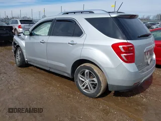 2017 Chevrolet Equinox Premier with VIN 2GNALDEK1H1502956, listed as a IAAI auction lot 41695403 with 98,915 mi miles. Bid and sale history available at carsss.com. Image 3.