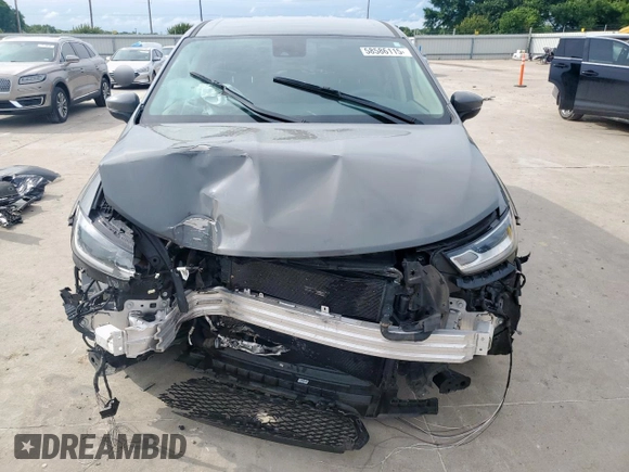 2023 Chrysler Pacifica Hybrid Touring L with VIN 2C4RC1L72PR614075, listed as a Copart auction lot 58586115 with 43,960 mi miles and Salvage title. Bid and sale history available at DreamBid. Image 5.