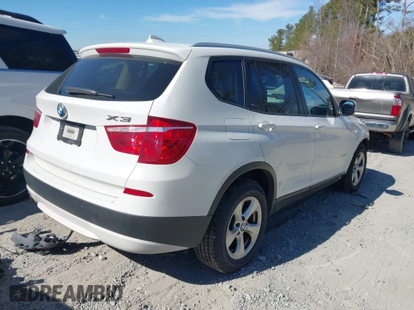 2011 BMW X3 28i with VIN 5UXWX5C5XBL706113, listed as a IAAI auction lot 41675634 with 181,034 mi miles and . Bid and sale history available at DreamBid. Image 4.