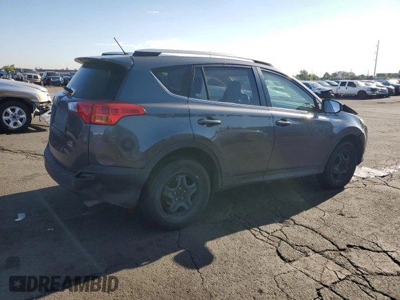 2015 Toyota RAV4 LE with VIN JTMBFREV7FJ049828, listed as a Copart auction lot 60457645 with 80,105 mi miles and Salvage title. Bid and sale history available at DreamBid. Image 3.