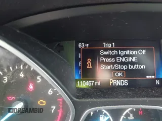 2017 Ford Escape Titanium with VIN 1FMCU0JD1HUA30076, listed as a IAAI auction lot 42024777 with 110,467 mi miles. Bid and sale history available at carsss.com. Image 7.