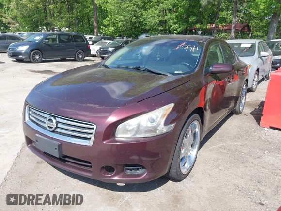 2014 Nissan Maxima S with VIN 1N4AA5AP1EC435440, listed as a IAAI auction lot 42090636 with 199,110 mi miles and . Bid and sale history available at DreamBid. Image 2.
