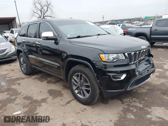 2020 Jeep Grand Cherokee Limited X with VIN 1C4RJEBG8LC265778, listed as a IAAI auction lot 41525319 with 119,992 mi miles. Bid and sale history available at carsss.com. Image 1.