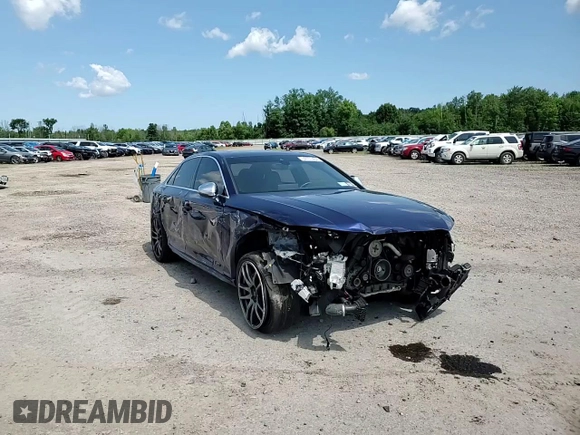 2018 Audi S4 Prestige with VIN WAUC4BF42JA018662, listed as a Copart auction lot 64103464 with 0 mi miles and Salvage Title. Bid and sale history available at carsss.com. Image 11.