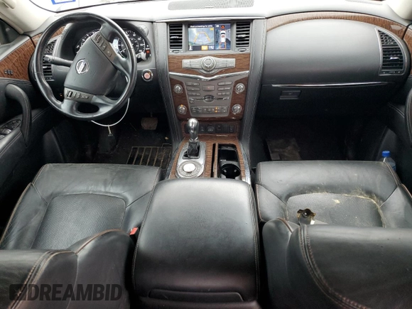2020 Nissan Armada SL with VIN JN8AY2NDXL9107808, listed as a Copart auction lot 43818765 with 90,561 mi miles and Salvage Title. Bid and sale history available at carsss.com. Image 8.