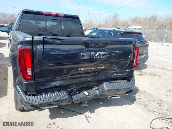 2023 GMC Sierra 1500 Denali Ultimate with VIN 1GTUUHE89PZ314769, listed as a IAAI auction lot 41834479 with 28,088 mi miles. Bid and sale history available at carsss.com. Image 6.