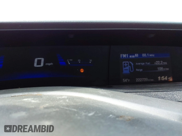 2012 Honda Civic EX-L with VIN 2HGFB2F95CH516460, listed as a IAAI auction lot 41897905 with 222,739 mi miles and . Bid and sale history available at DreamBid. Image 7.