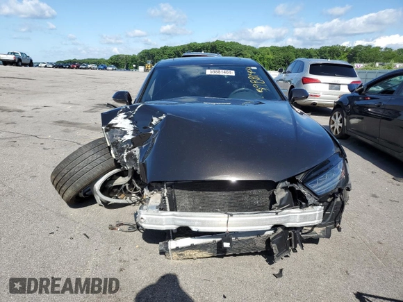 2016 Audi A7 3.0 Prestige with VIN WAU3GAFC4GN108177, listed as a Copart auction lot 59881404 with 0 mi miles and Salvage Title. Bid and sale history available at carsss.com. Image 5.