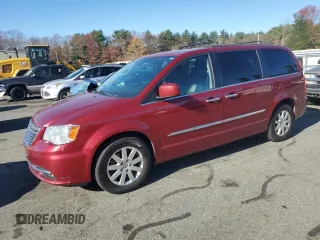 2016 Chrysler Town & Country Touring with VIN 2C4RC1BG2GR111972, listed as a Copart auction lot 80523574 with 162,655 mi miles and Salvage Title. Bid and sale history available at carsss.com. Image 1.