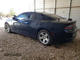 2019 Dodge Charger Police with VIN 2C3CDXAT2KH592510, listed as a Copart auction lot 47038855 with 79,147 mi miles and Salvage title. Bid and sale history available at DreamBid. Image 2.