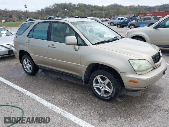 2002 Lexus RX 300 with VIN JTJHF10U720276010, listed as a IAAI auction lot 41917460 with 240,373 mi miles. Bid and sale history available at carsss.com. Image 1.