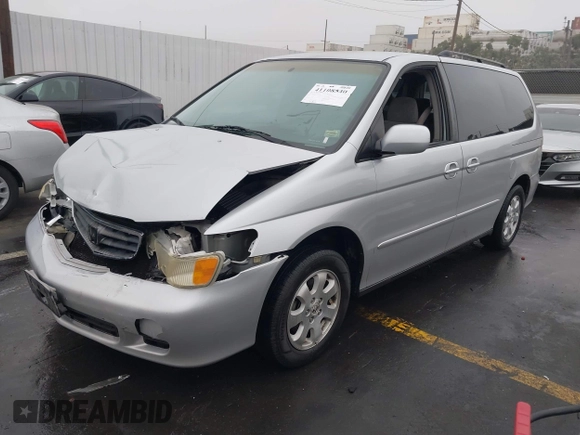 2003 Honda Odyssey EX with VIN 5FNRL18603B149365, listed as a IAAI auction lot 41108540 with 226,087 mi miles. Bid and sale history available at carsss.com. Image 17.